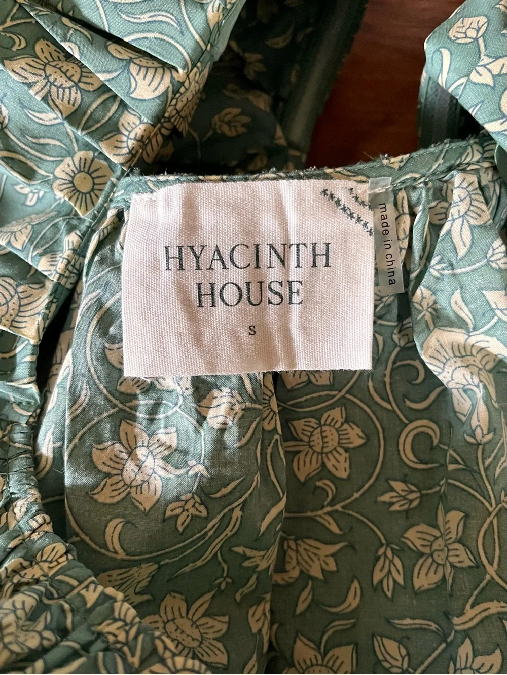 Tuckernuck Hyacinth House Emmy Cotton Floral Blouse New Small